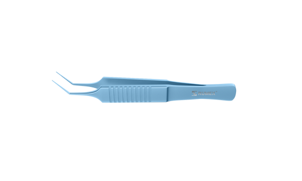 999R 4-092T Kelman-McPherson Tying Forceps, Angled Shafts, with 10.00 mm Tying Platform, Length 86 mm, Titanium