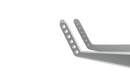 999R 4-130S Jameson Muscle Forceps, Left, 6 Teeth, Slide Lock, Length 100 mm, Stainless Steel