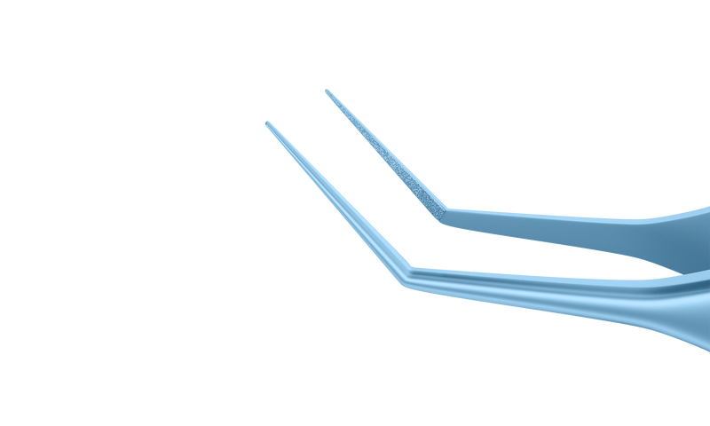 029R 4-174T McPherson Angled Tying Forceps, 8.00 mm Tying Platform, Length 103 mm, Titanium
