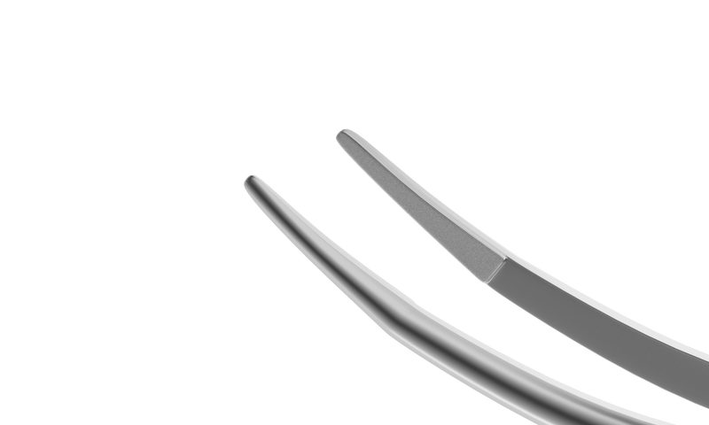 108R 4-177S McPherson Curved Tying Forceps, 4.00 mm Tying Platform, Length 109 mm, Stainless Steel