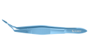 4-2138T Akahoshi Forceps for Acrylic Lens, Cross-Action, Length 108 mm, Titanium