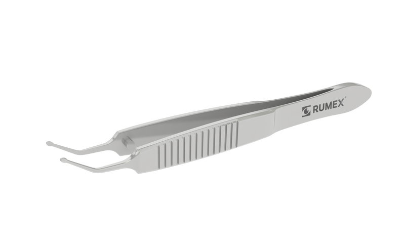 4-240 Guell DMEK Forceps, Angled Shafts, Highly Polished Broad Tips ...