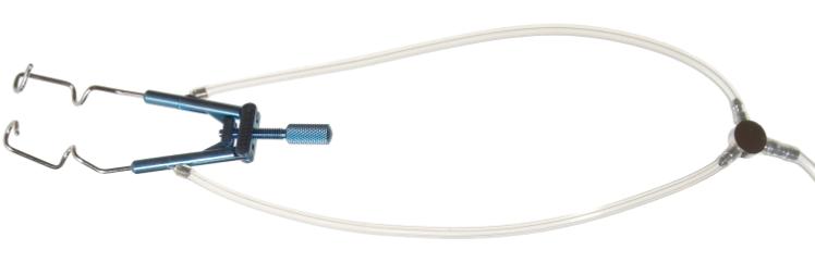 999R 14-080LA Lieberman Temporal Speculum with Aspiration, Adult Size, 14.00 mm Rounded Open Blades, Specially Designed for LASIK, Length 78 mm