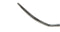 999R 13-020 Curved Spatula, 0.25 mm Wide, 12.00 mm Long, Length 122 mm, Round Titanium Handle