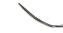 13-020 Curved Spatula, 0.25 mm Wide, 12.00 mm Long, Length 122 mm, Round Titanium Handle