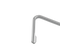 999R 5-046 Rychwalski Muscle Hook, 12.20 mm Hook with Groove, Length 140 mm, Flat Titanium Handle