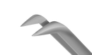 4-0312S Microcoaxial Capsulorhexis Forceps, Ultrathin, 11.50 mm Curved Jaws, for 2.00 mm Incision, with Alignment Mechanism, Length 106 mm, Stainless Steel