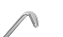 061R 7-066 Rosen Phaco Splitter, RHD, Wedge-Shaped, 60° Angled, Round Handle, Length 120 mm, Round Titanium Handle
