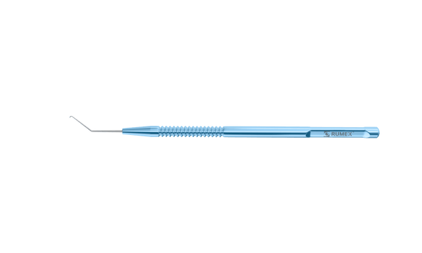 061R 7-066 Rosen Phaco Splitter, RHD, Wedge-Shaped, 60° Angled, Round Handle, Length 120 mm, Round Titanium Handle