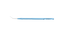 061R 7-066 Rosen Phaco Splitter, RHD, Wedge-Shaped, 60° Angled, Round Handle, Length 120 mm, Round Titanium Handle