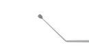 999R 7-1171 Escaf Nucleus Manipulator, 45 Degrees Bent Tip, Length 120 mm, Round Titanium Handle