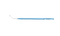 999R 7-1171 Escaf Nucleus Manipulator, 45 Degrees Bent Tip, Length 120 mm, Round Titanium Handle