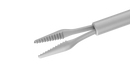 999R 12-304-25H Gripping Forceps with a "Crocodile" Platform, Attached to a Universal Handle, with RUMEX Flushing System, 25 Ga