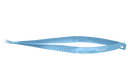 8-096T Castroviejo Needle Holder, Delicate Jaws, Gripping Surface 8.00 mm, Curved, without Lock, Length 135 mm, Titanium