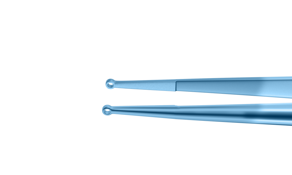 4-2301T Fechtner Conjunctiva Forceps, Delicate Ring Jaws, Flat Handle ...