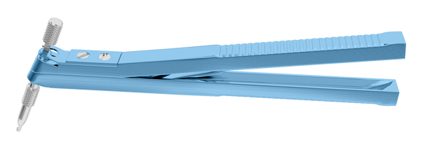 999R 16-010 Rumex Corneoscleral Punch (0.50, 0.75, 1.00, 1.50 mm Tips), Length 122 mm, Titanium Handle