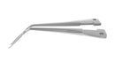 4-03962/LFS Capsulorhexis Forceps with Scale (2.50/5.00 mm), Cross-Action, for 1.50 mm Incisions, Straight Stainless Steel Jaws (8.50 mm), Long Lever (26.00 mm), Long (101 mm) Flat Stainless Steel Handle, Length 130 mm