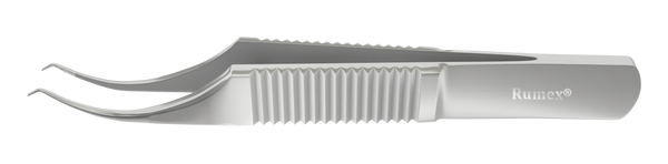 015R 4-0503S Colibri-Bonn Corneal Forceps, 0.12 mm, 1x2 Teeth, Flat Handle, Length 84 mm, Stainless Steel