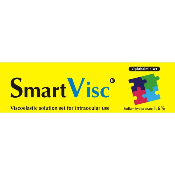 014R SmartVisc Viscoelastic Solution Set for Intraocular Use. Ophthalmic Set Includes: One Syringe with 1.00 ml Sodium Hyaluronate 1.6%; One Single-Use Injection Cannula, Luer-Lock, 27 Ga