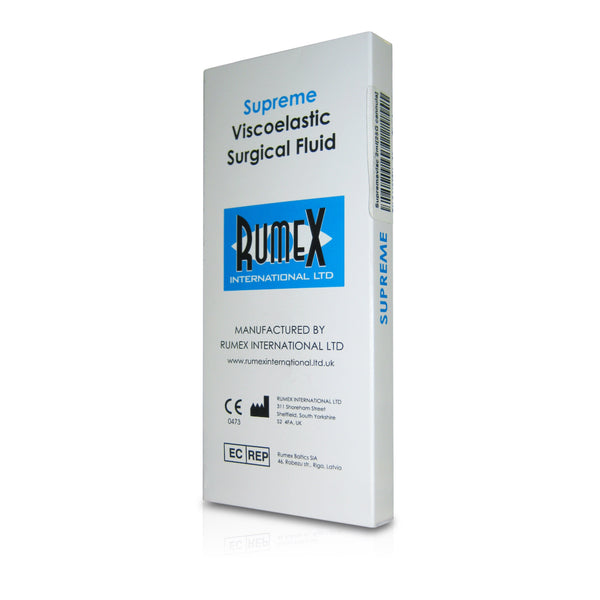 006R Supreme Viscoelastic Surgical Fluid Set for Intraocular Use. Ophthalmic Set Includes: One Syringe with 2.00 ml Hydroxypropyl Methylcellulose 2%; One Single-Use Injection Cannula