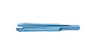 4-03962/MRT Capsulorhexis Forceps with Scale (2.50/5.00 mm), Cross-Action, for 1.50 mm Incisions, Straight Titanium Jaws (8.50 mm), Long Lever (26.00 mm), Medium (91 mm) Round Titanium Handle, Length 120 mm