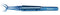 637R 4-08011T Nevyas-Wallace Fixation Forceps, 0.12 mm, 1x2 Teeth, Straight, Round Handle, Length 105 mm, Titanium