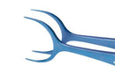 999R 4-08011T Nevyas-Wallace Fixation Forceps, 0.12 mm, 1x2 Teeth, Straight, Round Handle, Length 105 mm, Titanium