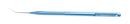 735R 5-020 Iris Hook, Angled, Length 121 mm, Round Titanium Handle