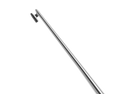 626R 5-0301 Kuglen Iris Hook, Straight, H-Shaped Tip, Length 124 mm, Round Titanium Handle