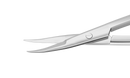 999R 11-036S DLEK Scissors, Medium Curve, Long Blades, Length 102 mm, Stainless Steel