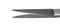 073R 11-080S Straight Iris Scissors, Sharp Tips, 28.00 mm Blades, Ring Handle, Length 115 mm, Stainless Steel