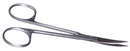 262R 11-101S Knapp Curved Strabismus Scissors, Ring Handle, Length 115 mm, Stainless Steel