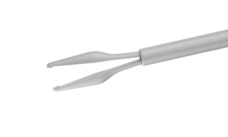 761R 12-401 Vitreoretinal End-Gripping Forceps with Extended Gripping Area at the End of the Tip, 20 Ga, Tip Only