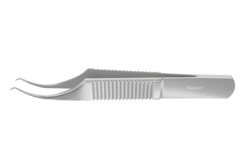922R 4-050S Colibri Corneal Forceps, 0.12 mm, 1x2 Teeth, Flat Handle, Length 84 mm, Stainless Steel