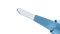 999R 6-10/6-053 Side-Port Diamond Knife, Trifacet Blade, 1.00 mm, Straight, Length 120 mm, Titanium Handle