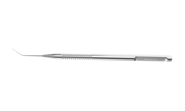939R 5-034S Bechert Nucleus Rotator, Angled, Y-Shaped Tip, Length 121 mm, Round Handle, Stainless Steel