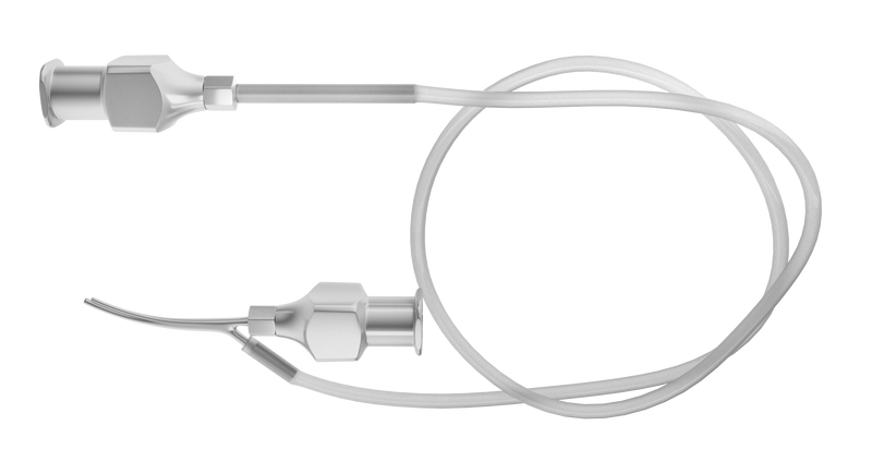 550R 15-119 Gills I/A Cannula with Silicone Tubing, Side by Side Front Opening, 23/23 Ga