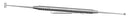 276R 16-111S Schocket Double-Ended Scleral Depressor, with Pocket Clip, Round Handle, Length 143 mm, Stainless Steel