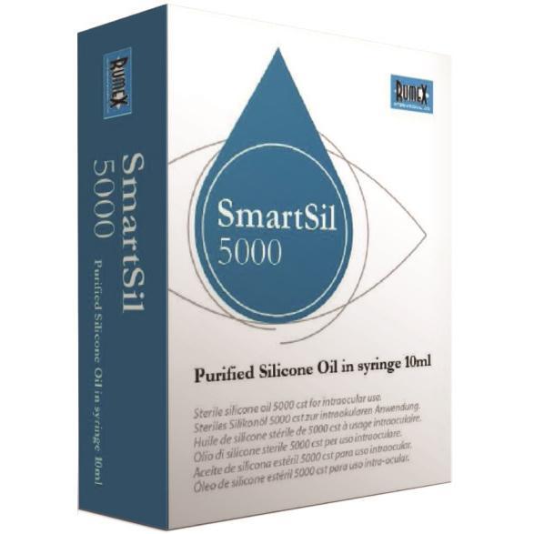 999R SmartSil5000 Purified Silicone Oil for Retinal Endotamponade, 5000 cSt, 10 ml in a 20 ml Syringe